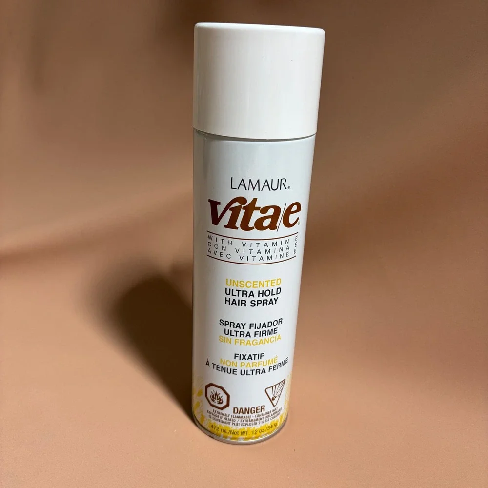 Lamaur Vitae Unscented Ultra Hold Hair Spray with Vitamin E 12oz Aerosol Zotos